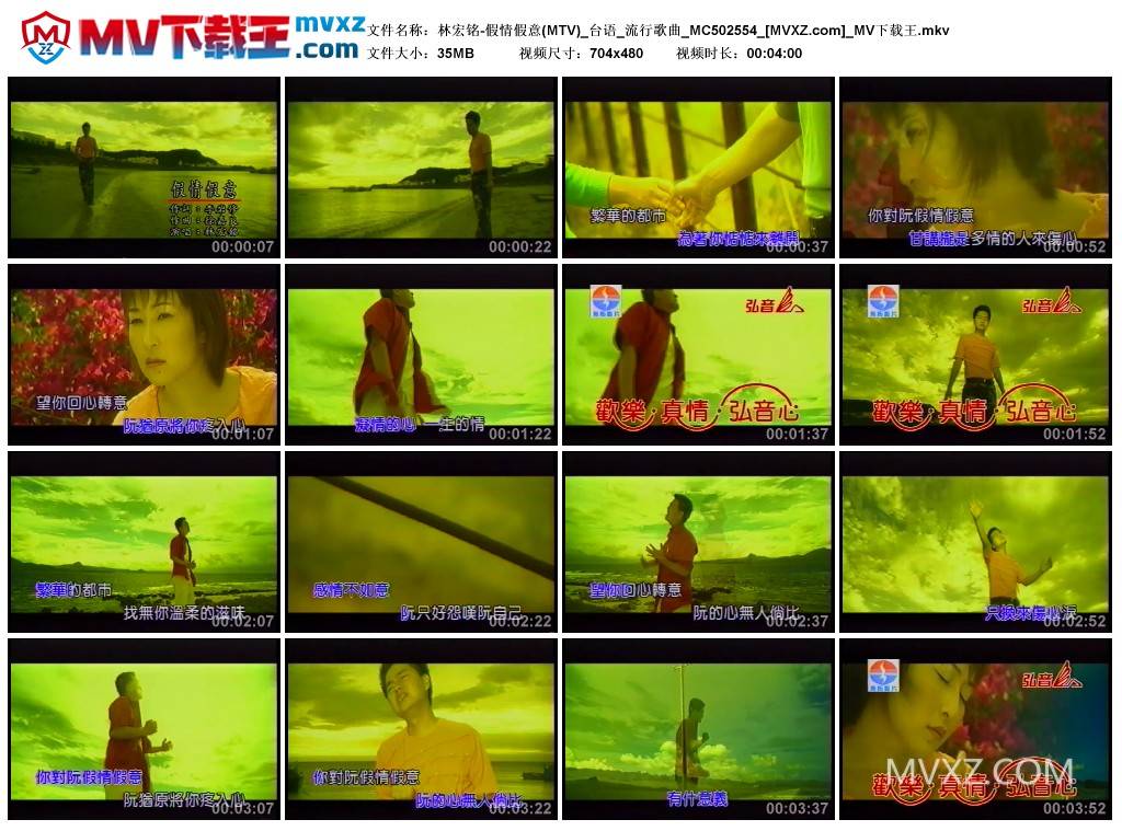 林宏铭-假情假意(MTV)_台语_流行歌曲_MC502554